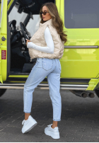 Krótka pikowana Weste Spring Cloud Ecru