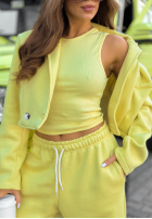 Sweat Set Sweatshirt, Hose i top 3in1 Almost There Camel