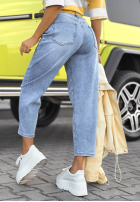 Spodnie jeansowe mom fit Tabitha niebieskie