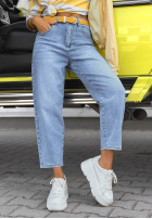 Hose Jeans mom fit Tabitha Blau