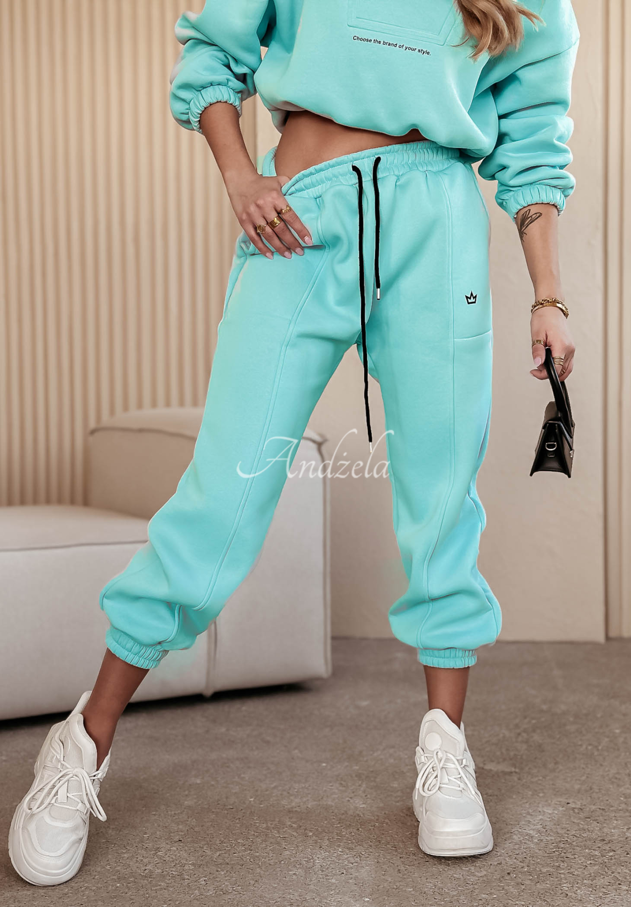 Queen Turquoise Sweatsuit Set 