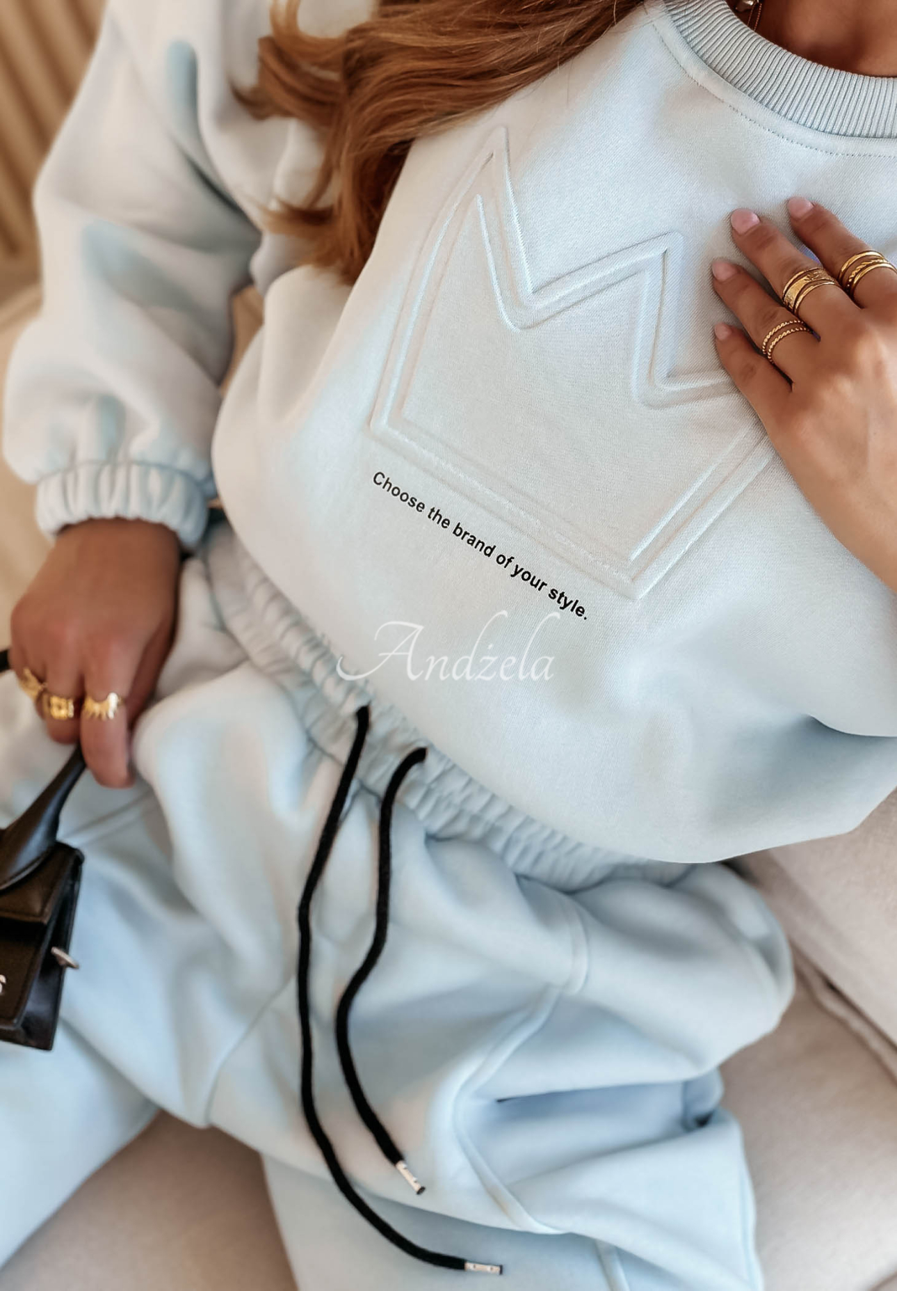 Queen blue tracksuit set