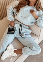 Sweat Set Queen Himmelblau