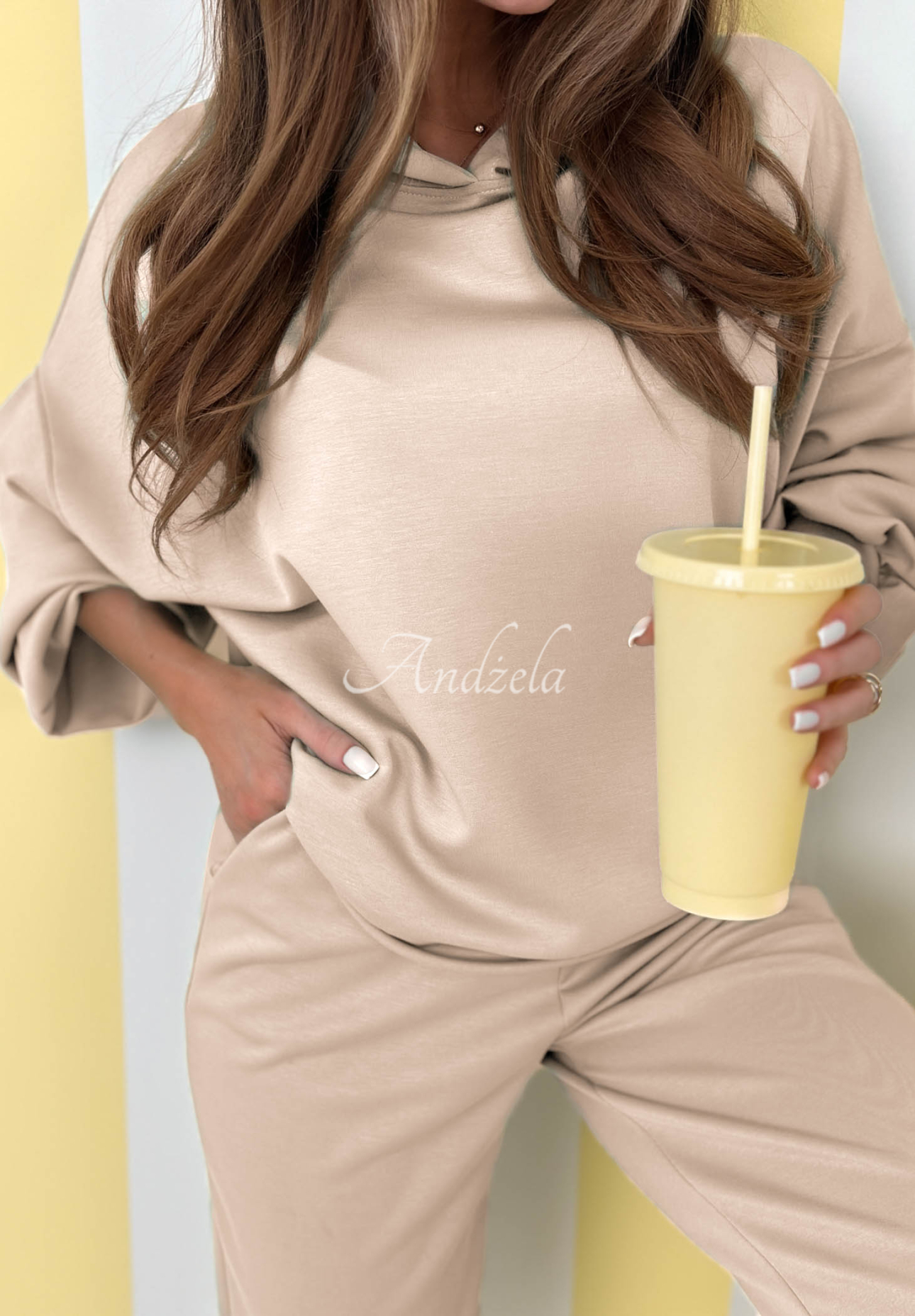 Trainingsanzug-Set Remember About You Beige