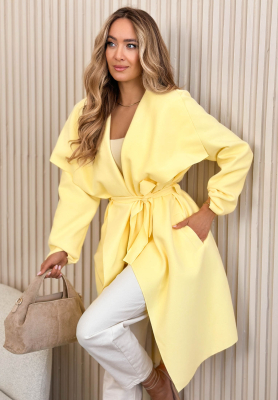 Not By Chance yellow coat 