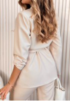 Set Blazer i Hose Old News Ecru