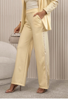 Dresowy garnitur damski z lampasami Self Respect Schokoladenbraun