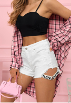 Jeans Shorts z  ozdobnym paskiem Ariana Weiß