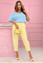 Leicht Pullover z dekoltem Summer Daydream Ecru