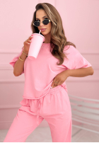 Set T-Shirt und Jogginghose Double Trouble Rosa