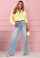 Hose Jeans wide leg Denim Story Blau