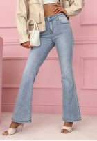 Hose Jeans dzwony Luciana Blau