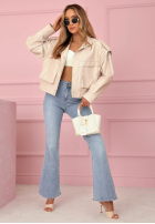 Hose Jeans dzwony Luciana Blau