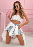 Hemd w truskawki Sweet Strawberry Weiß