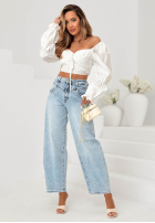 Hose Jeans balloon Modern Fit Blau