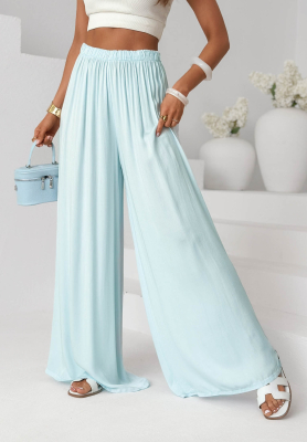 Viskose-Hose wide leg Letter To Summer Himmelblau