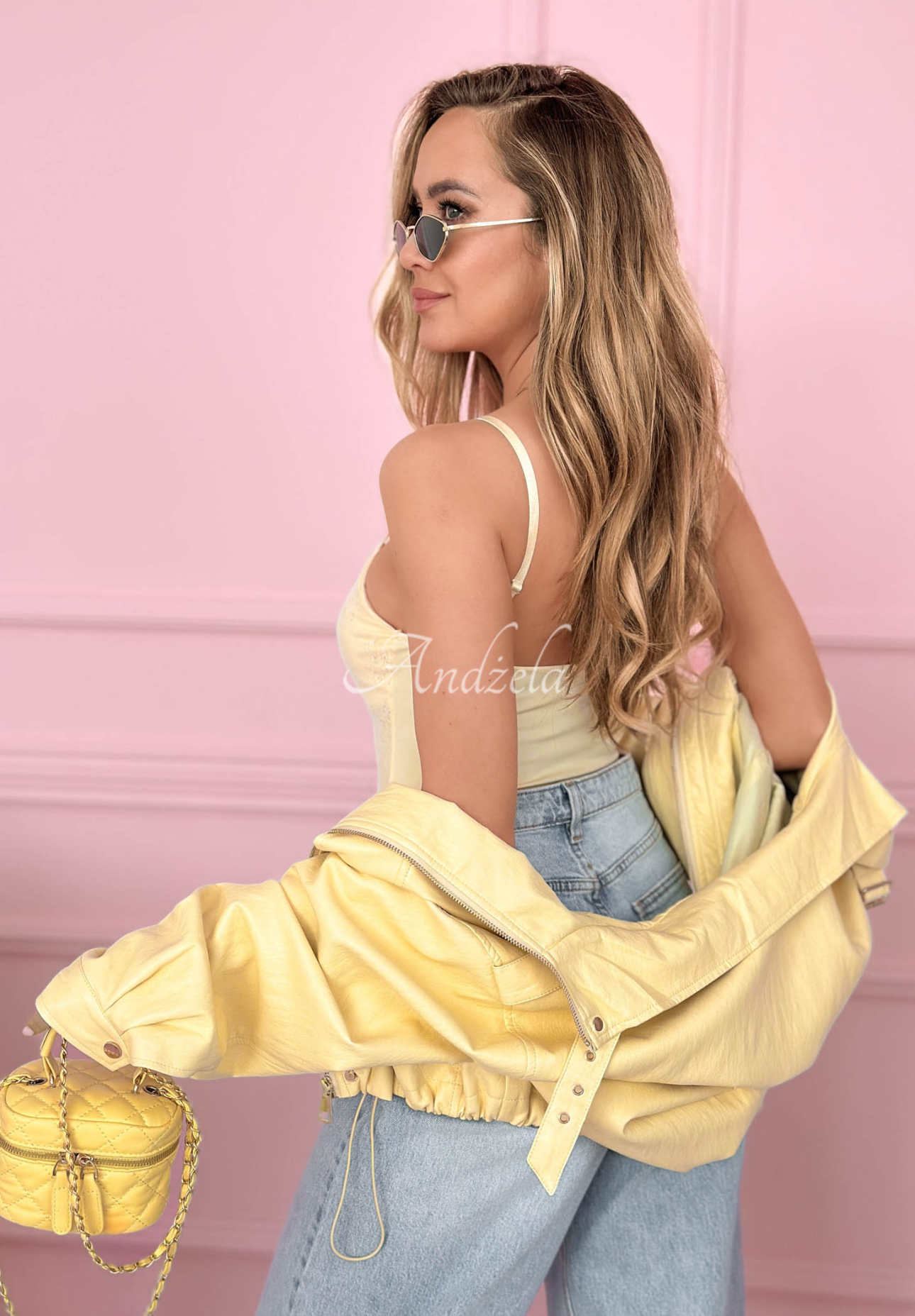 Hello Beautiful Yellow Strapless Corset Top 