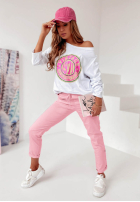 Hose Material Wind Hellrosa