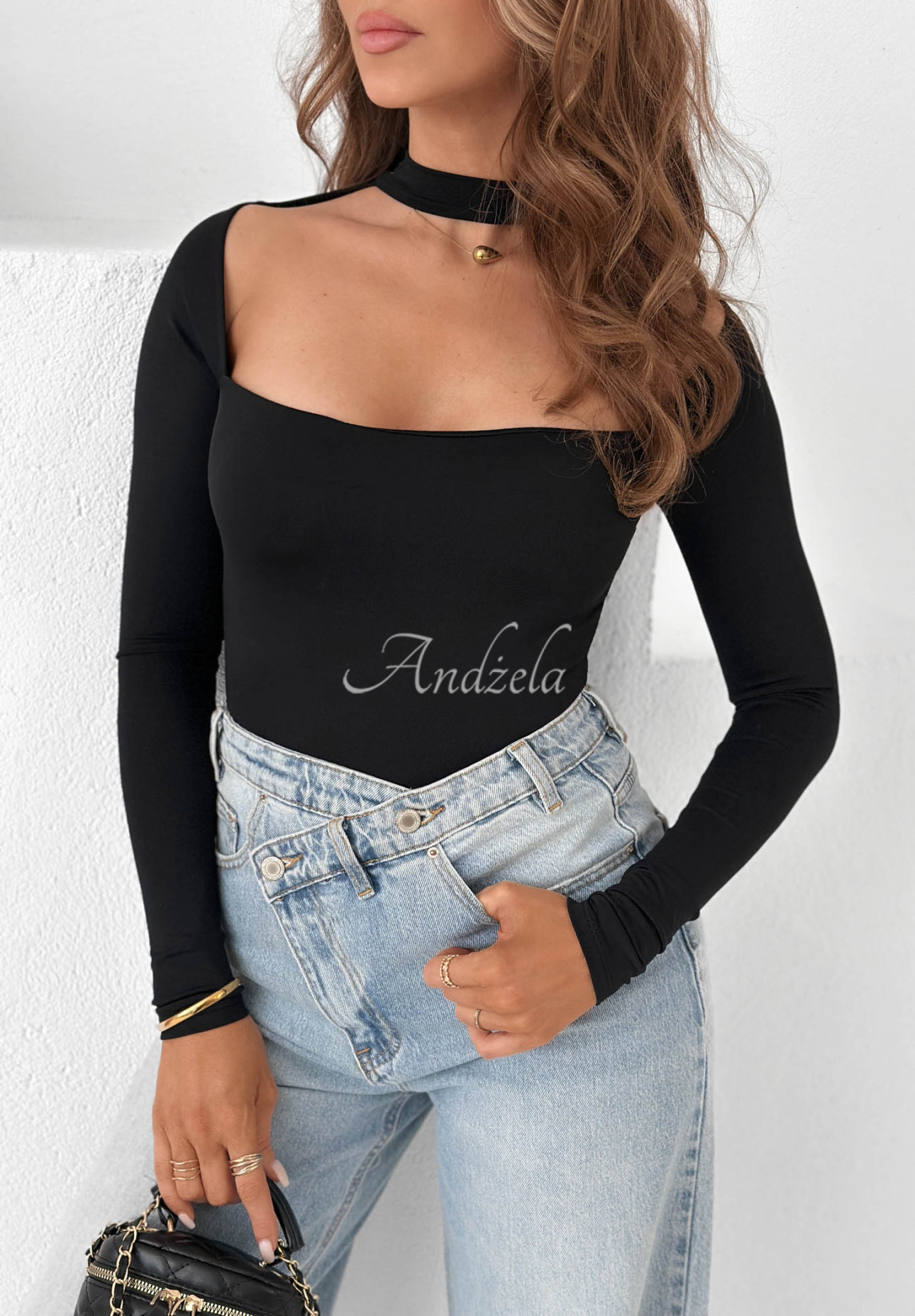 Body mit Choker Dreamy Day Schwarz