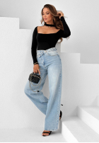 Body z chokerem Dreamy Day Gelb