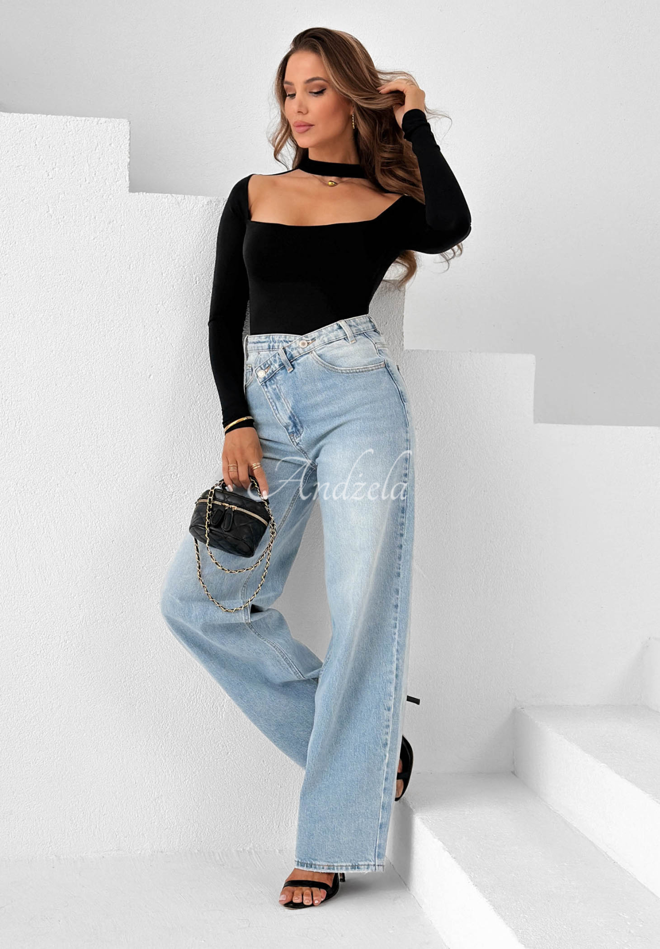 Body mit Choker Dreamy Day Schwarz