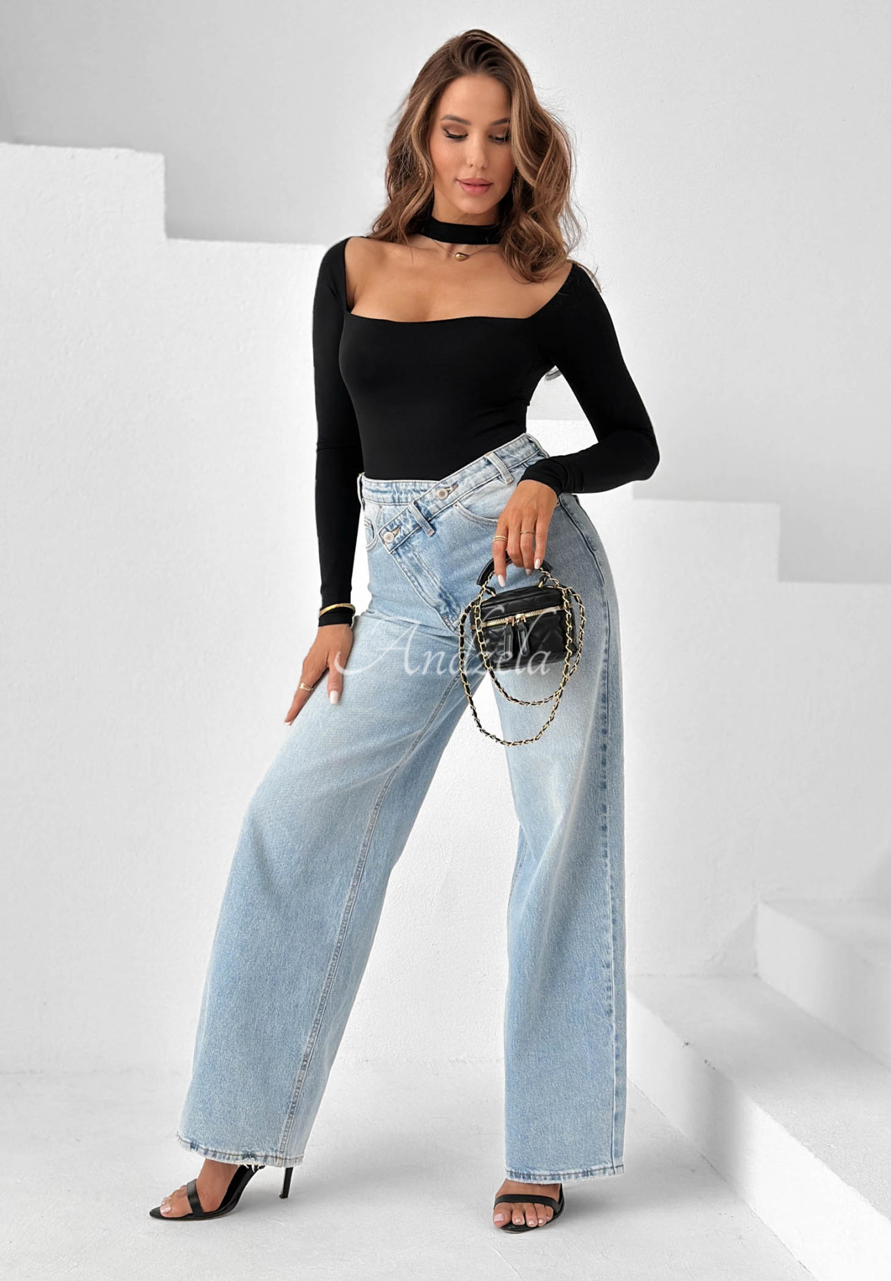 Body mit Choker Dreamy Day Schwarz