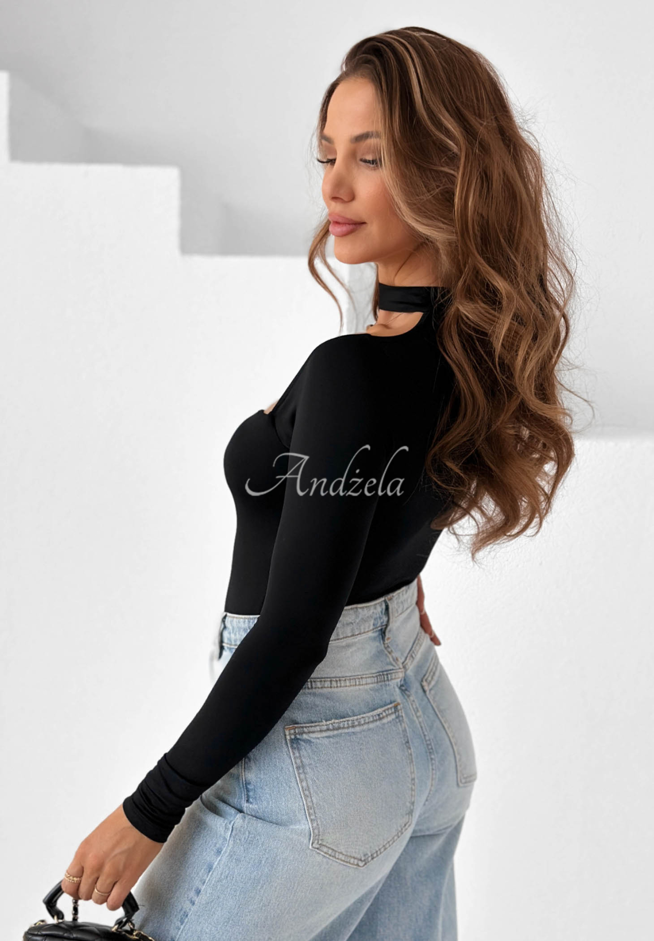 Body mit Choker Dreamy Day Schwarz