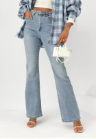 Hose Jeans dzwony Denim Elegance Blau