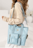 Skórzana Tasche Georgina Puderrosa