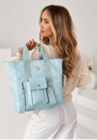 Skórzana Tasche Georgina Puderrosa