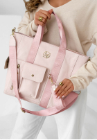 Skórzana Tasche Georgina Puderrosa