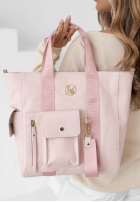 Skórzana Tasche Georgina Puderrosa