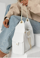 Skórzana Tasche Celestia Weiß