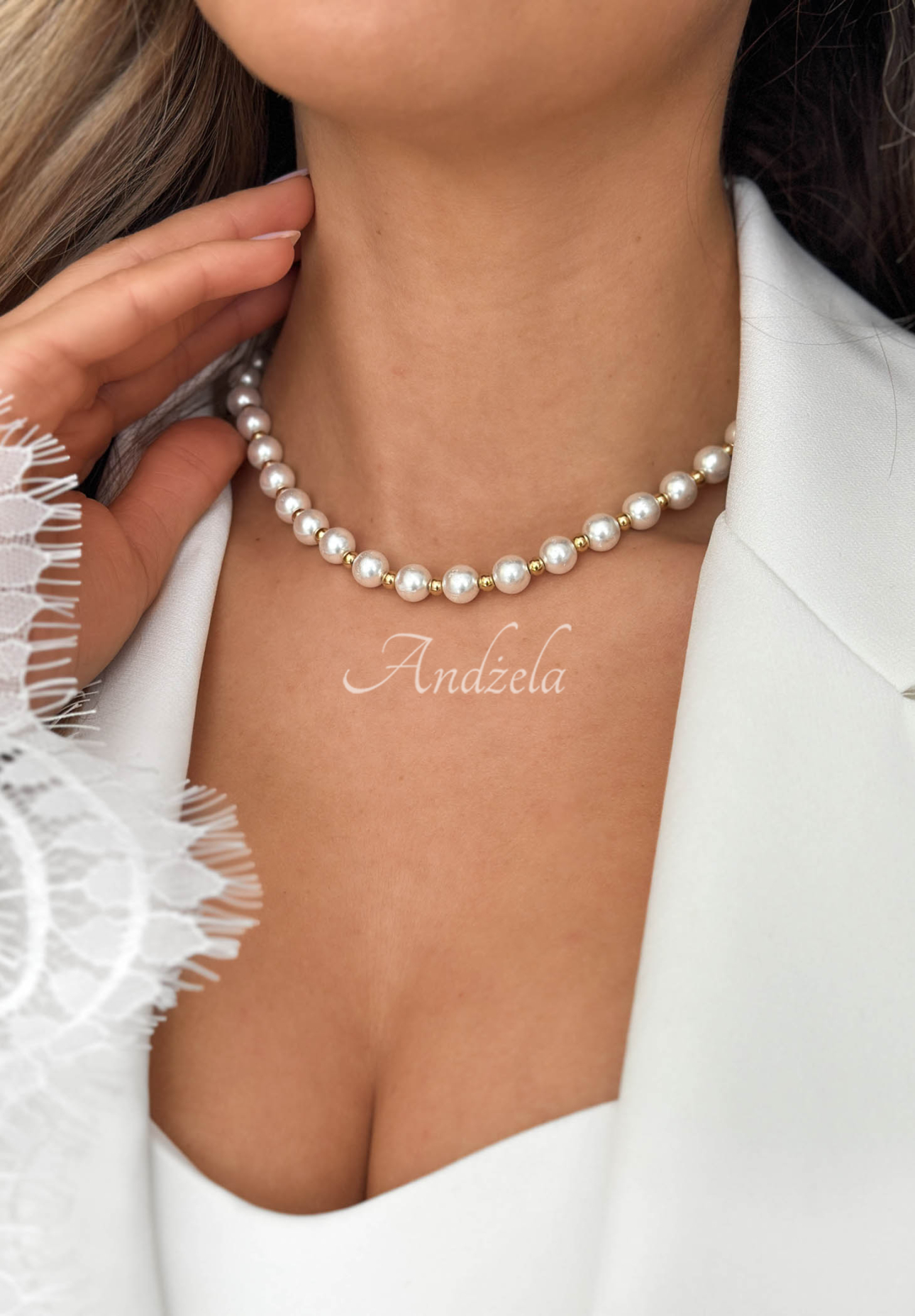 Perlenkette Pearl Harmony Gold