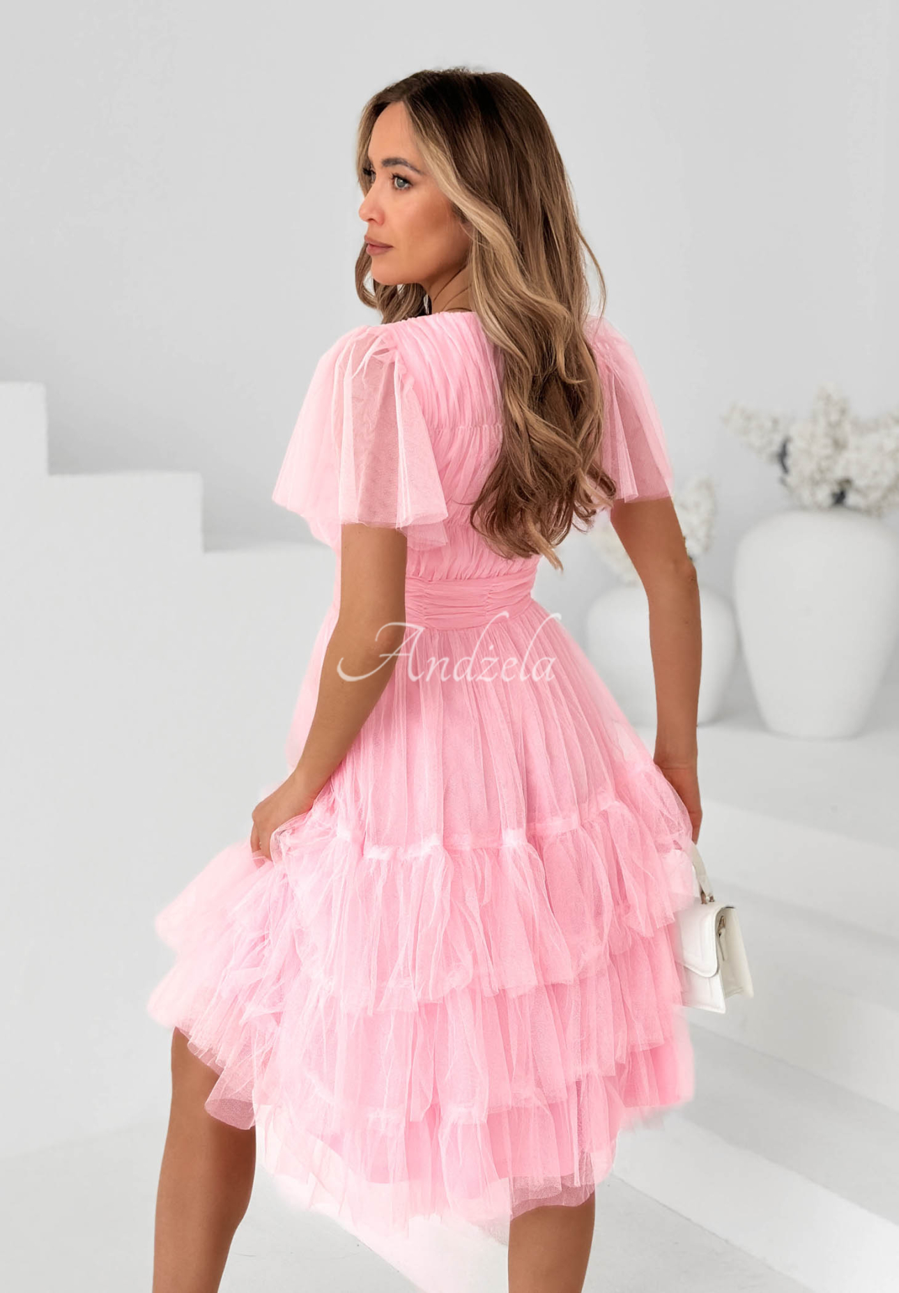 Tüllkleid mit Rüschen Pretty Princess Rosa