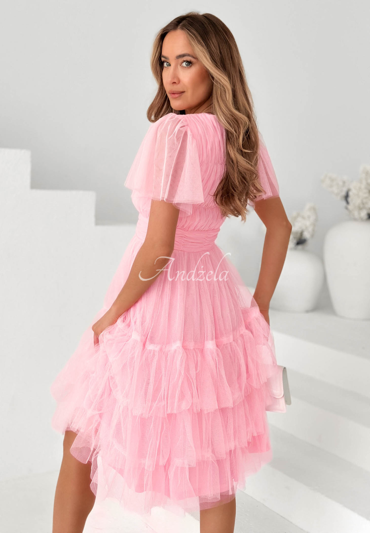 Tüllkleid mit Rüschen Pretty Princess Rosa