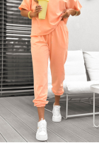 Set T-Shirt i Hose dresowe Double Trouble brzoskwiniowy