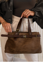 Zamszowa Tasche Donna Beige