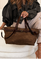 Zamszowa Tasche Donna Beige