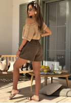 Jeans Shorts Safari Trip Gelb