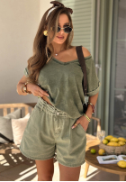 Jeans Shorts Safari Trip Gelb