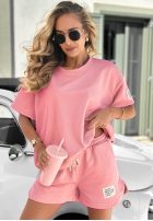 Set T-Shirt i krótkie spodenki Sporty Summer Ecru