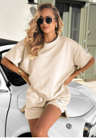 Set T-Shirt i krótkie spodenki Sporty Summer Ecru