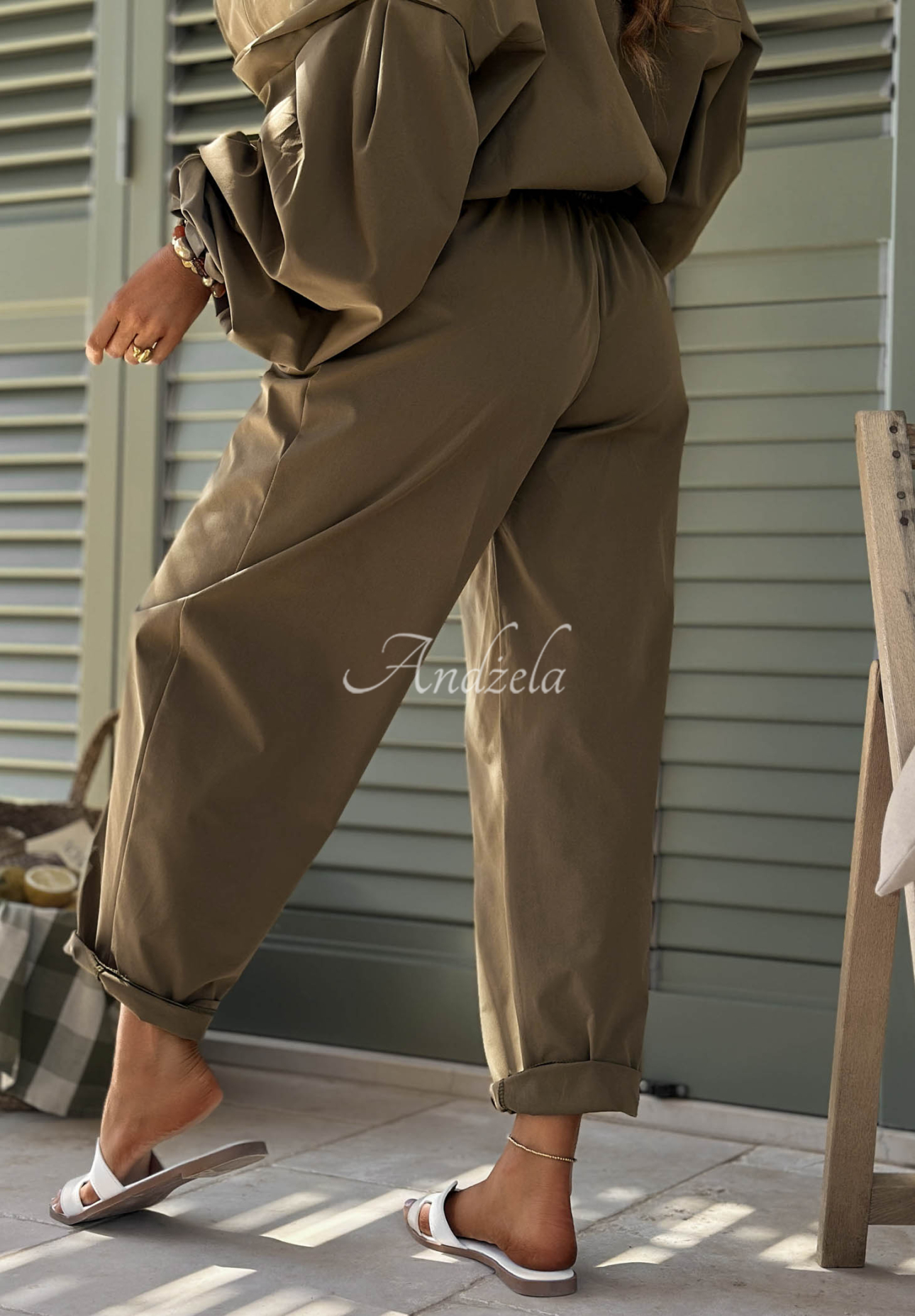 Stoffhose balloon Italian Winds Khaki