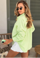 Bawełniana Hemd oversize Sunny Life Weiß