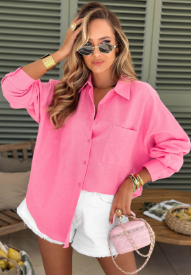 Baumwollhemd oversize Sunny Life Rosa