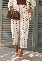 Hose w Punkte Timeless Dots Ecru
