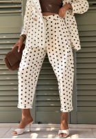 Hose w Punkte Timeless Dots Ecru