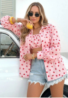 Hemd w róże Velvet Rose Puderrosa