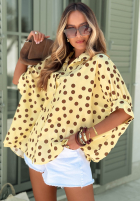 Hemd w Punkte Hello Bellissima Weiß